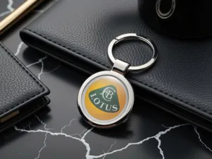 Lotus Süße Schlüsselanhänger Glänzend Stilvoll Legierung